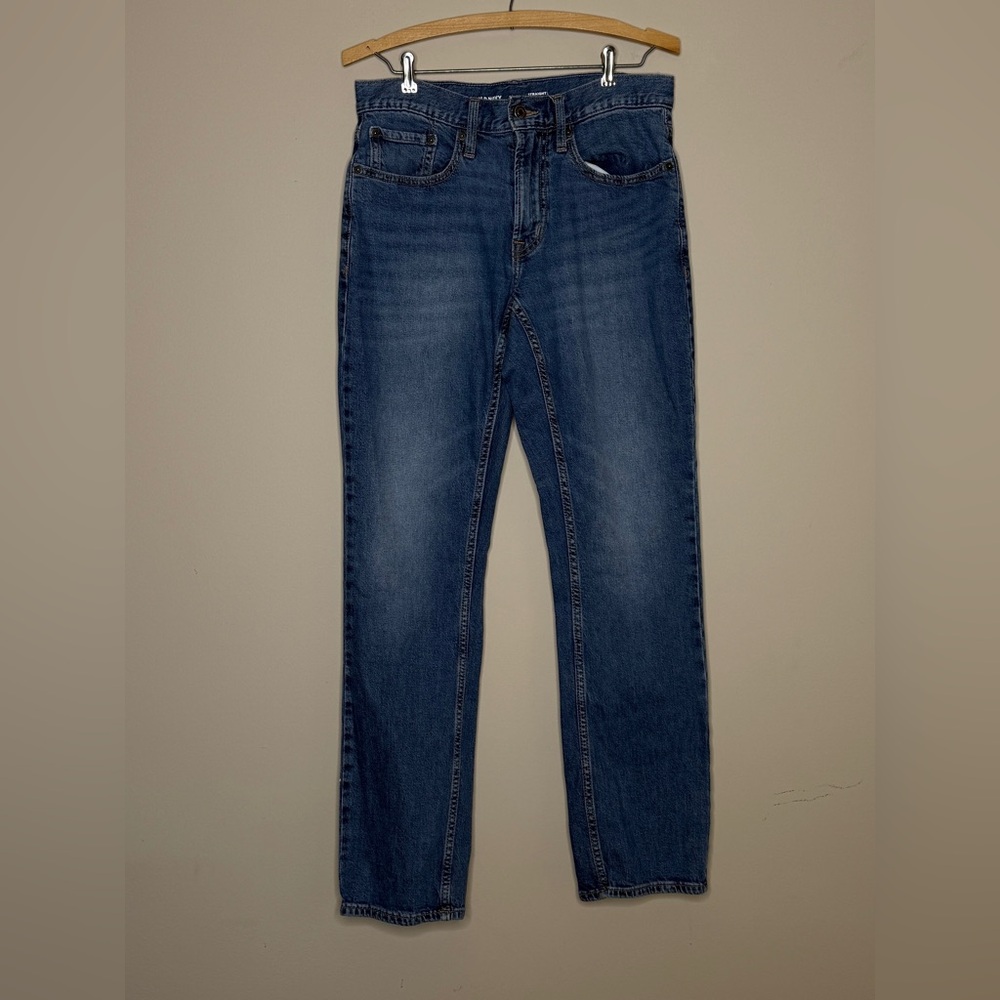 Old Navy Straight Five-Pocket Built-In Flex Jeans 30x32